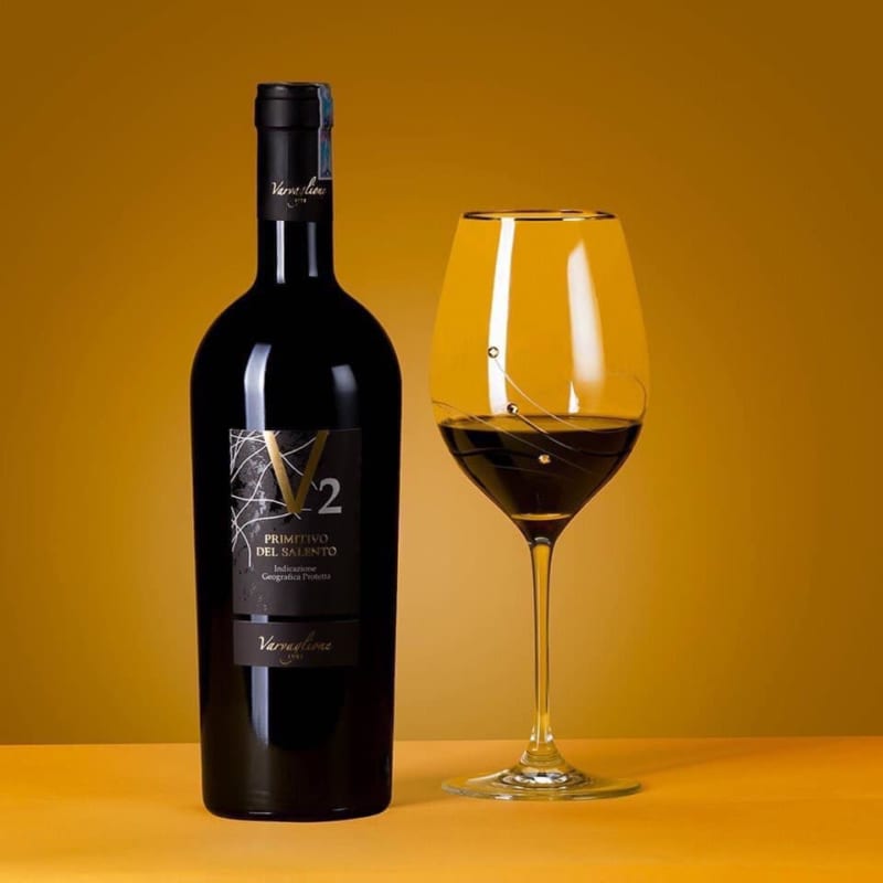 Rượu vang Ý V2 Primitivo Del Salento