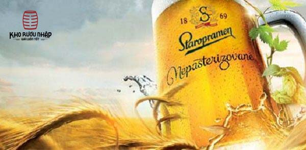 Cách thưởng thức bia Staropramen 5% Tiệp