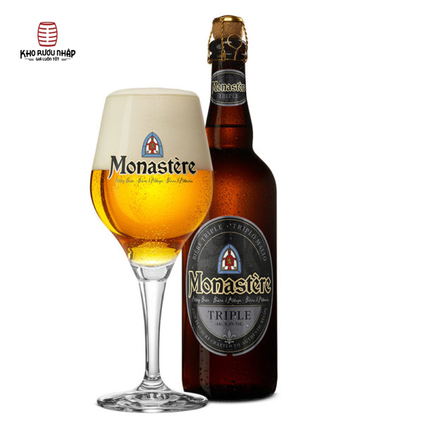 Thưởng thức bia Monastere Triple 8,5% Pháp – chai 750ml