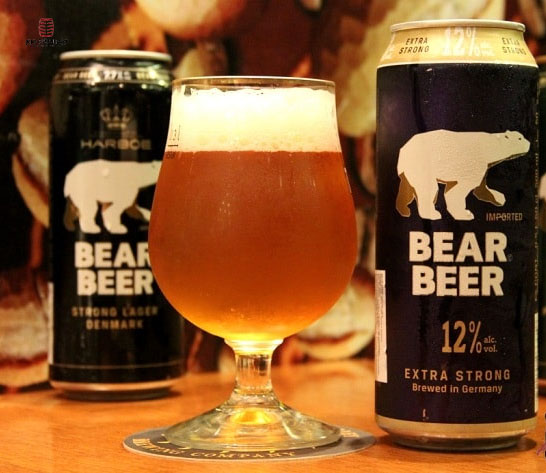thưởng thức Bia gấu Bear Beer Strong