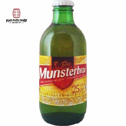 Bia Munsterbrau 4% Pháp – thùng 20 chai 250ml