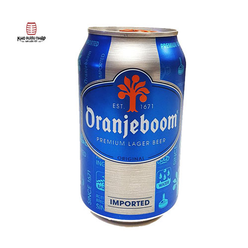 Bia Oranjeboom Premium 5% Hà Lan – 24 lon 330ml