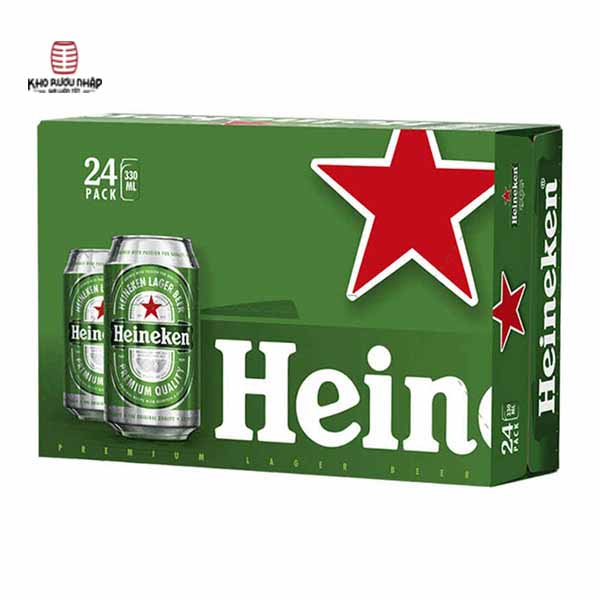 Giá bia Heineken 5% Hà Lan lon 330ml tốt nhất