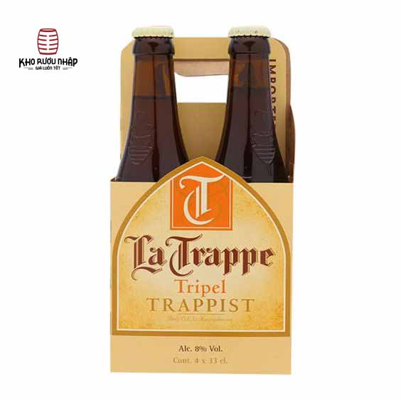 Thưởng thức bia La Trappe Tripel 8% Hà Lan – chai 330ml