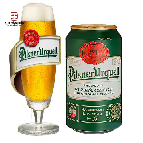 Bia Pilsner Urquell 4,4% Tiệp – 24 lon 330ml