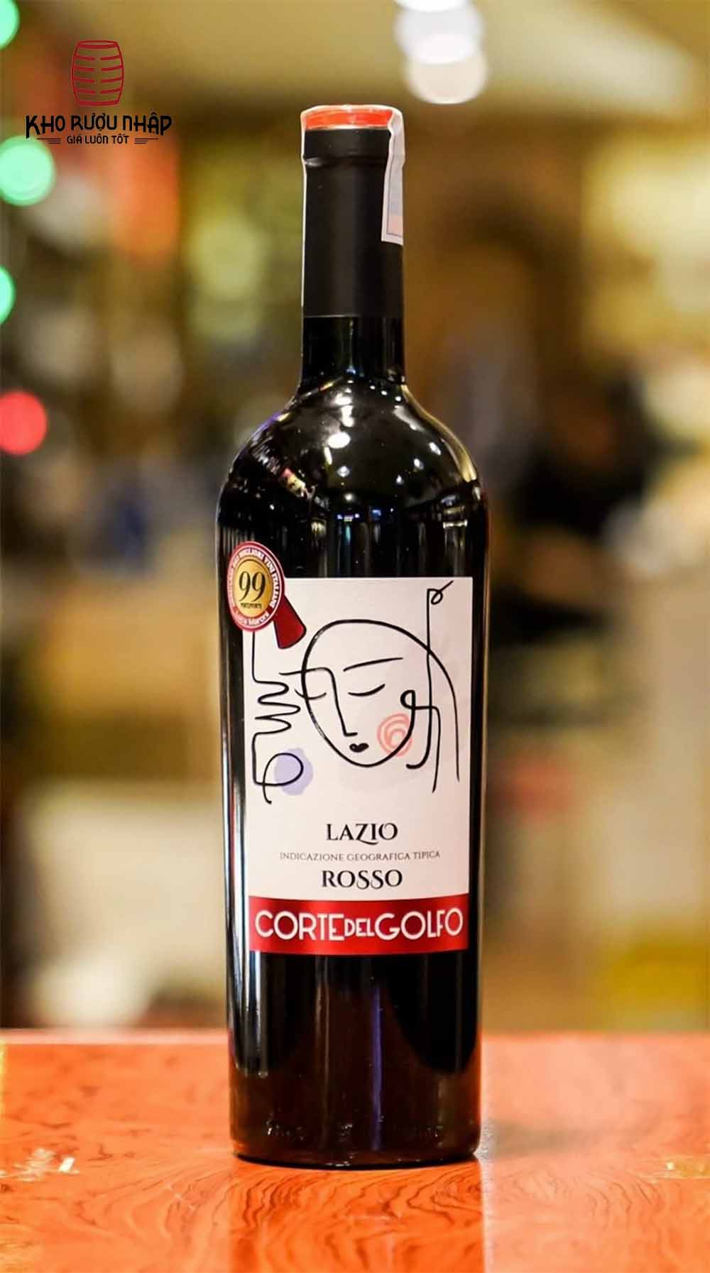 Rượu vang Ý Corte Golfo Lazio Rosso IGT
