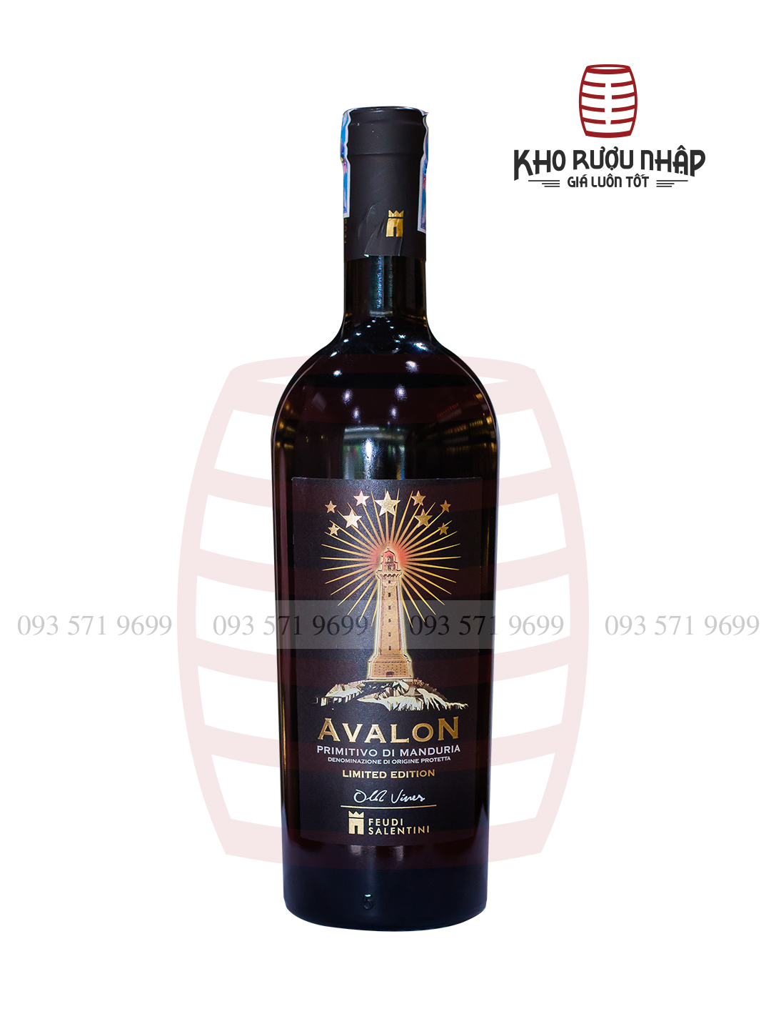 Rượu vang Avalon Primitivo Di Manduria cao cấp – BW – 2000