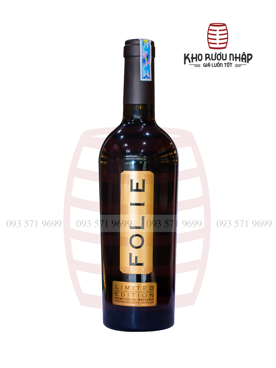 Rượu vang Folie Limited Edition Doc – WP – 1250