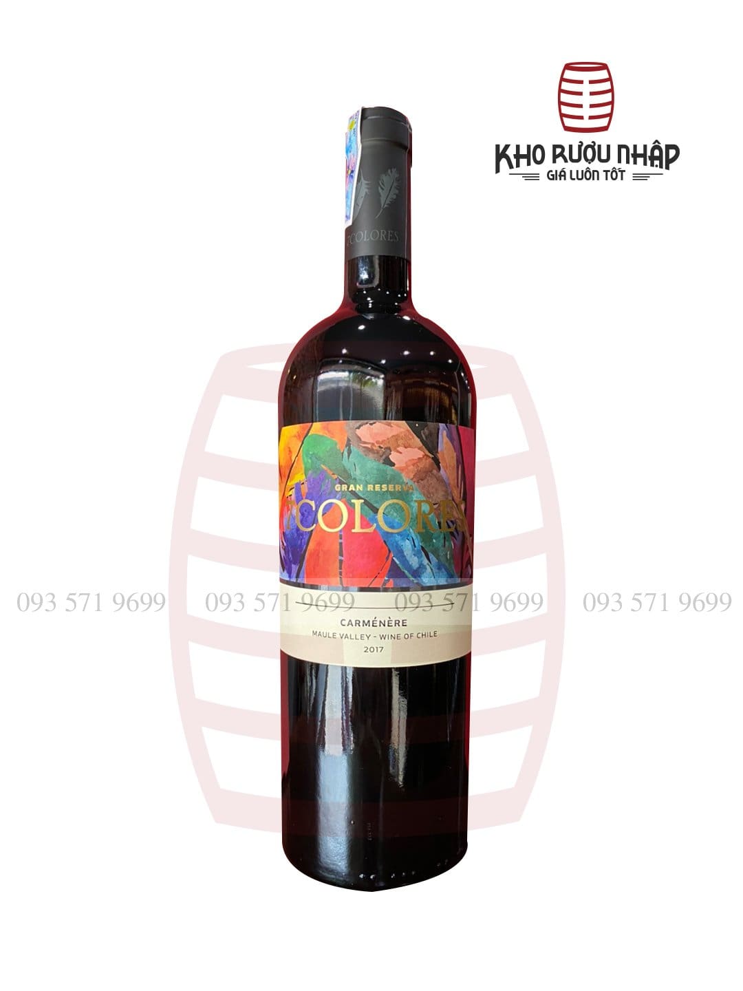 Rượu vang 7 Colores Camenere Gran Reserva – BW-600
