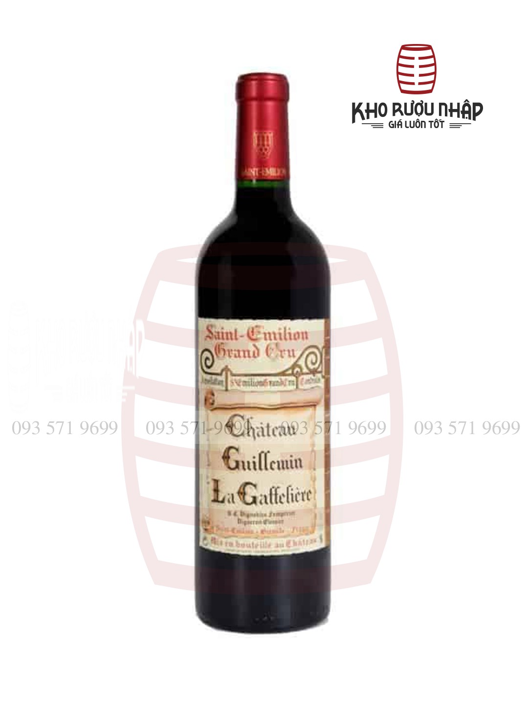 Rượu vang Pháp Chateau Guillemin 2011 La Gaffeliere Grand Cru – BW – 01550