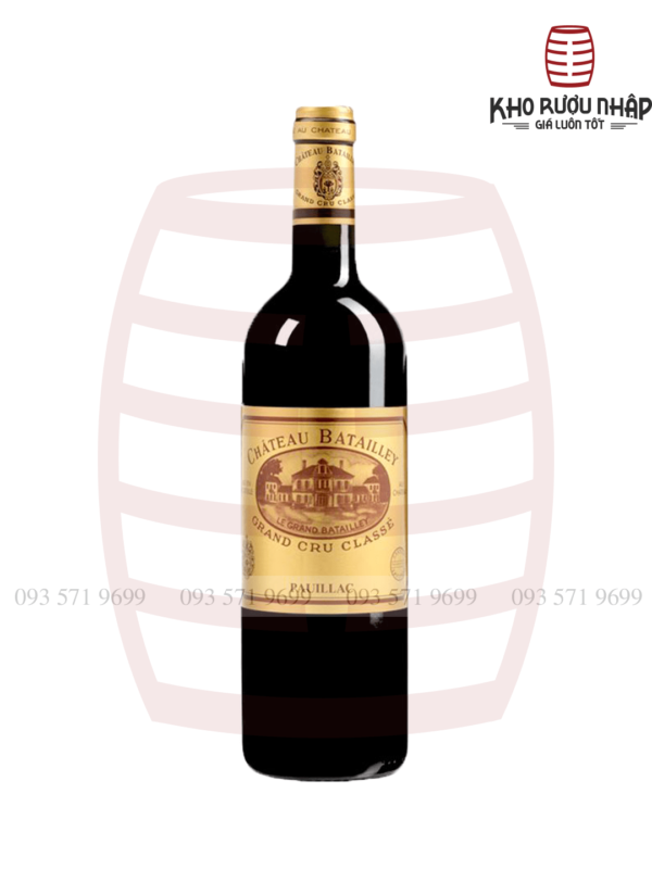 Rượu vang Pháp Chateau Batailley Grand Cru Classe En 1855 thượng hạng
