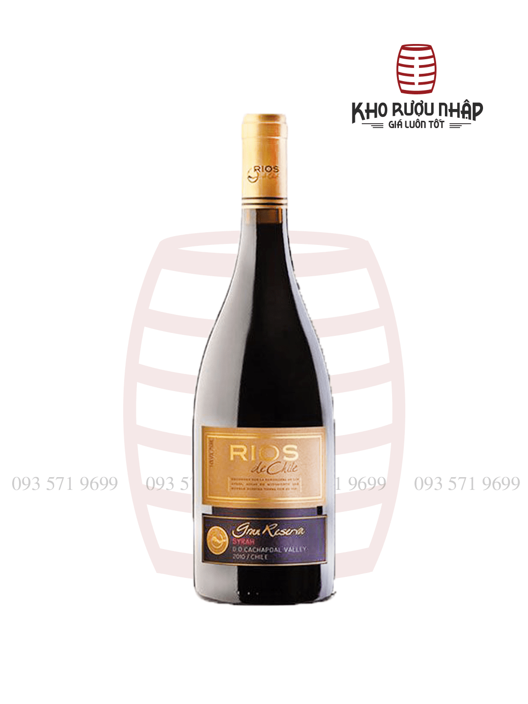 Rượu Vang Rios Grand Reserva – HP-650 Cao Cấp Nhập Khẩu