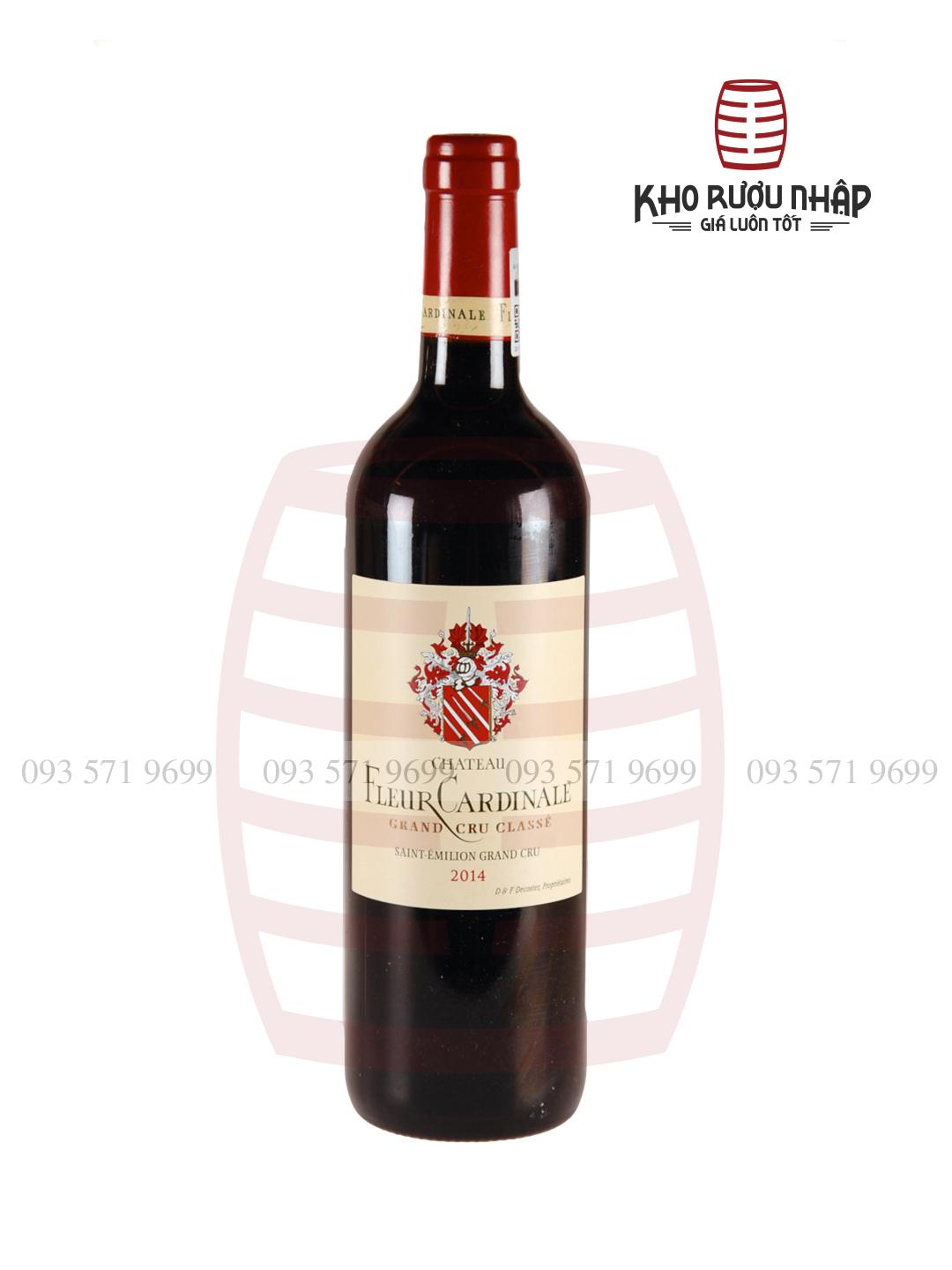 Rượu vang Pháp Chateau Fleur Cardinale 2015 Grand Cru Classe – CIW410
