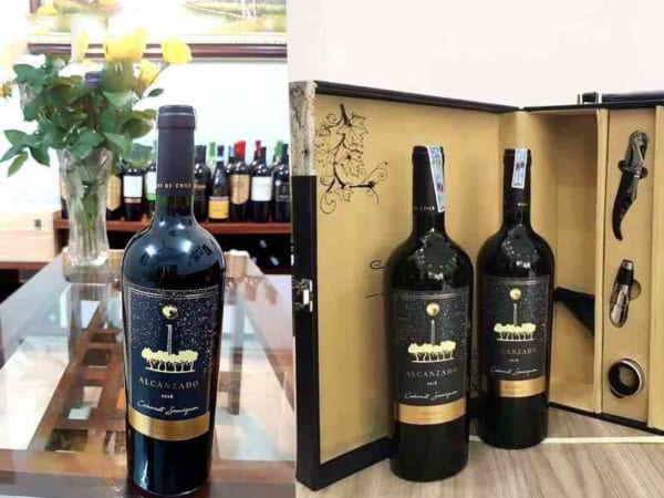 Rượu vang Alcanzado Reserva cao cấp nhập khẩu