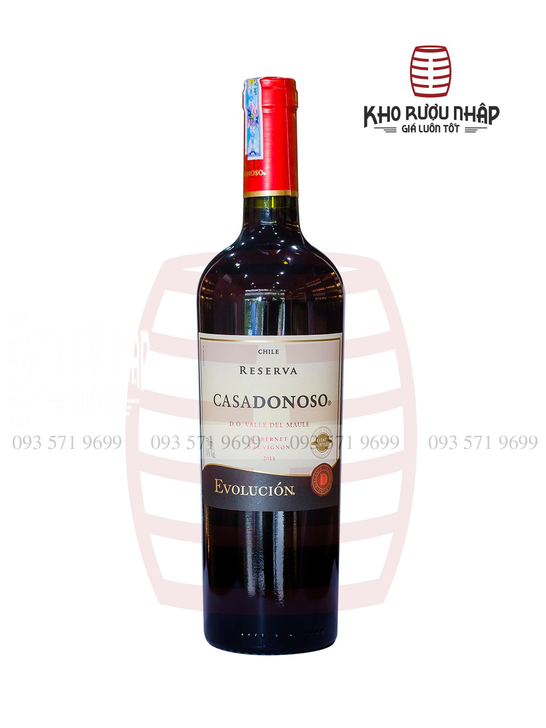 Rượu vang Casadonoso Reserva Cabernet Sauvignon AVW009