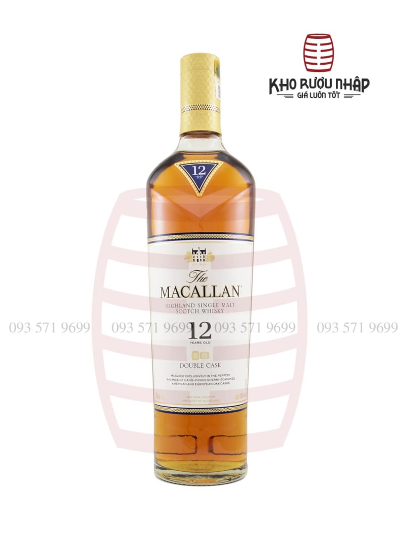 Rượu Macallan 12 Năm Double Cask – M-12 Cao Cấp