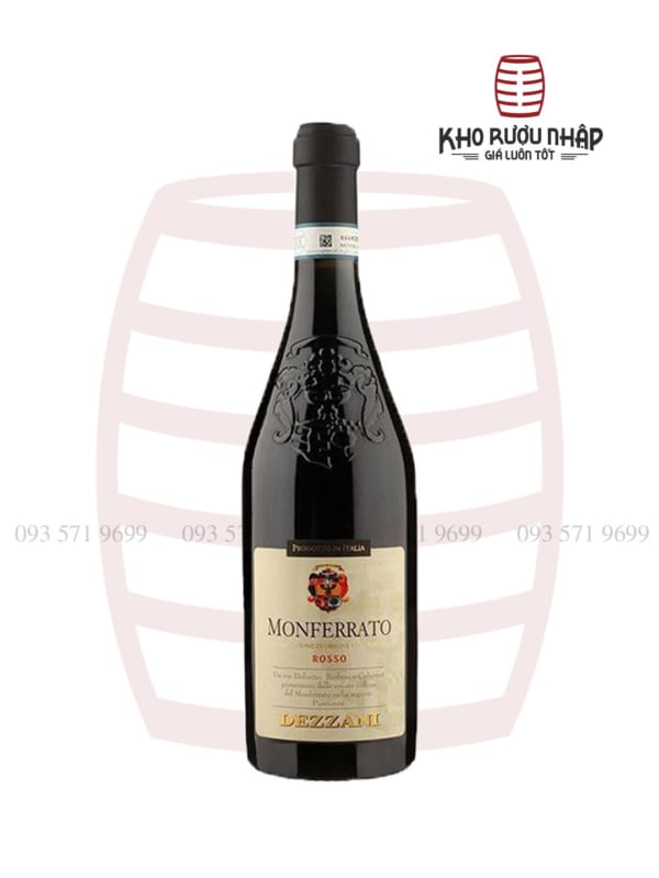 Rượu Vang Monferrato Rosso DOC
