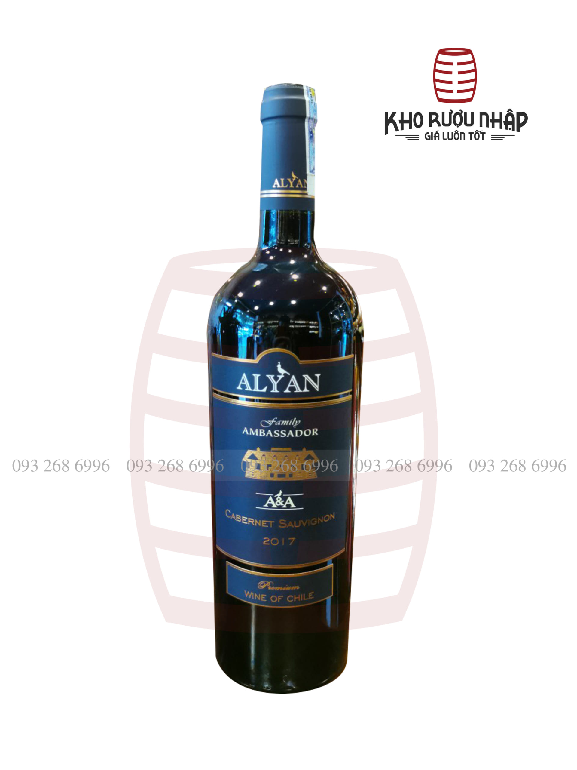 Rượu vang ALYAN Family Ambassador Cabernet Sauvignon – TRW – 01250
