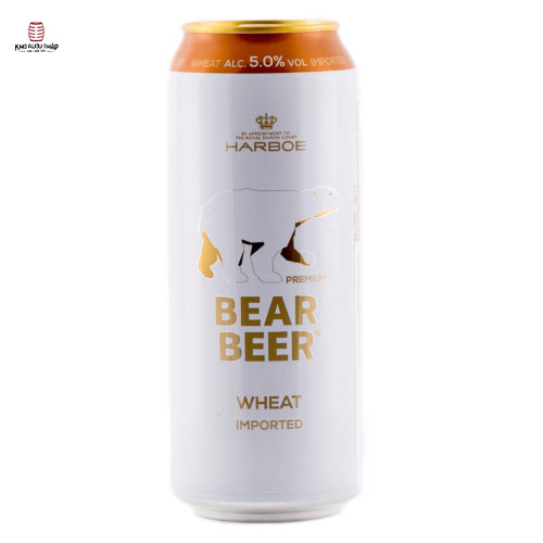 Bia gấu Bear Beer Wheat 5% Đức – 24 lon 500ml chính hãng