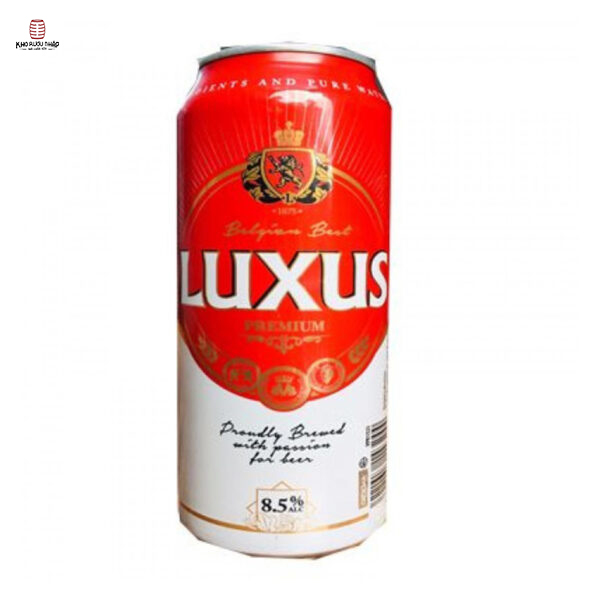 Bia Luxus 8,5% Bỉ – 24 lon 500ml chính hãng, giá tốt