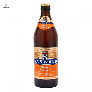 Bia Sanwald Hefe Weizen 4,9% Đức – 20 chai 500ml giá tốt