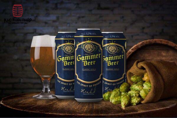 Thưởng thức bia Gammer Classic Gold 5.7%