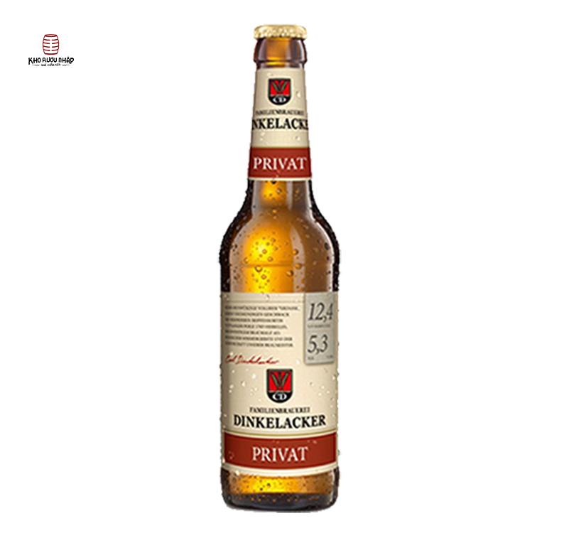 Bia Dinkelacker Privat 5,3% – 24 chai 330ml cao cấp, giá tốt