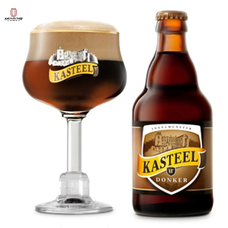 Bia Kasteel Donker 11% Bỉ chính hãng, giá tốt – chai 330ml