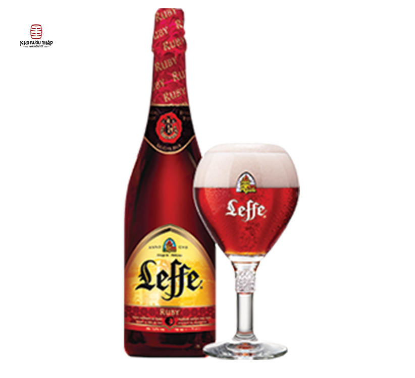 Bia Leffe Ruby 5% Bỉ cao cấp, chính hãng – 6 chai 750ml