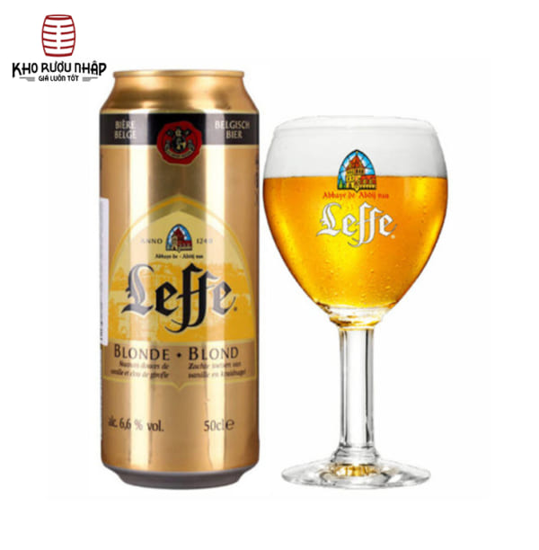 Bia Leffe vàng Blond 6,6% Bỉ