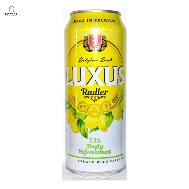 Bia Luxus Radler 2,1% Bỉ chính hãng, giá tốt – 24 lon 500ml