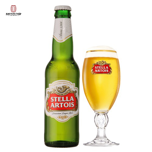 Bia Stella Artois 5% Bỉ chính hãng, giá tốt – 24 chai 330ml
