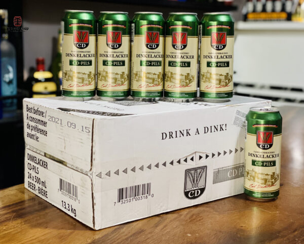 Hộp quà bia Dinkelacker CD Pils 4,9% – 12 lon 500ml giá tốt