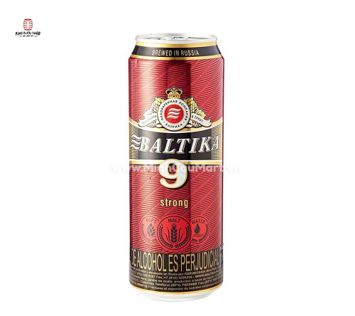 Bia Baltika số 9 – 8% Nga – 24 lon 450ml chính hãng, giá tốt