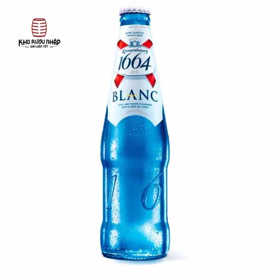 Bia 1664 Kronenbourg Blanc 5% Pháp – 24 chai 250ml giá tốt