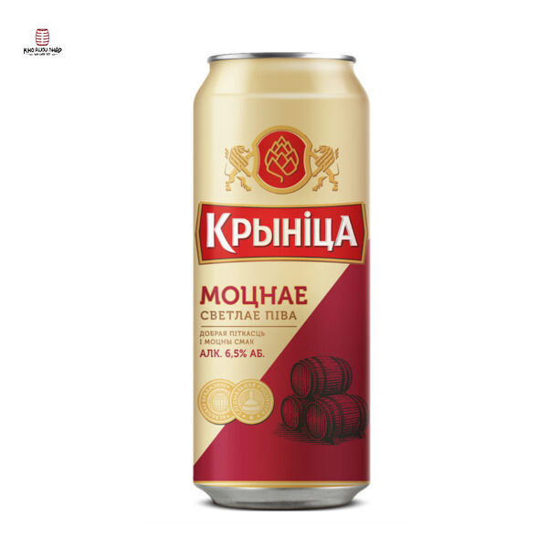 Bia Krynica Strong 6,5% Nga – thùng 24 lon 450ml giá tốt