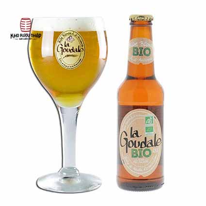 Bia La Goudale Bio 7.2% Pháp – 24 chai 250ml giá tốt