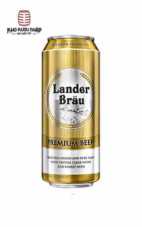 Bia Lander Brau Premium Beer 4.9% Hà Lan
