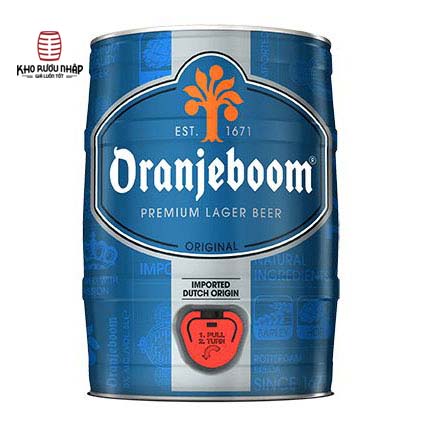 Bia Oranjeboom Premium Lager 5% Hà Lan – bom 5 lít