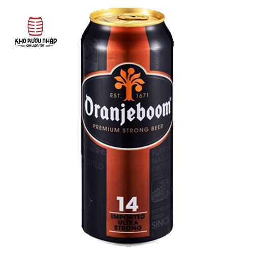 Bia Oranjeboom Premium Strong 14% Hà Lan – 24 lon 500ml