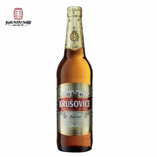 Bia Tiệp Krusovice Imperial 5% – 24 chai 330ml