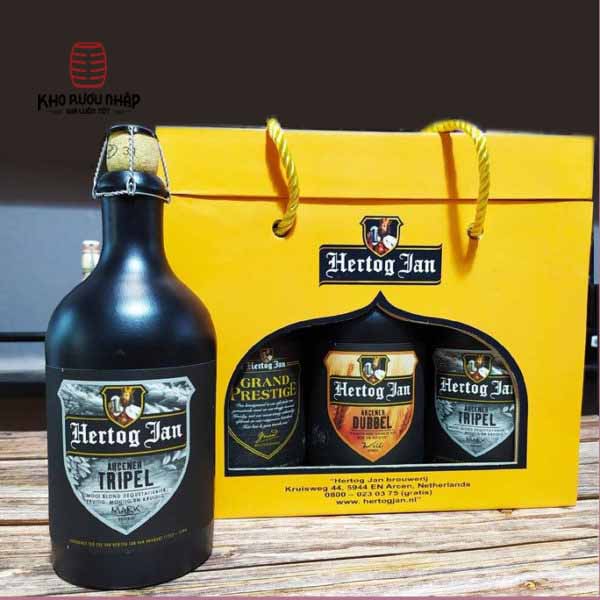 Hộp quà bia Sứ Hertog Jan Grand Prestige 10,5% Hà Lan