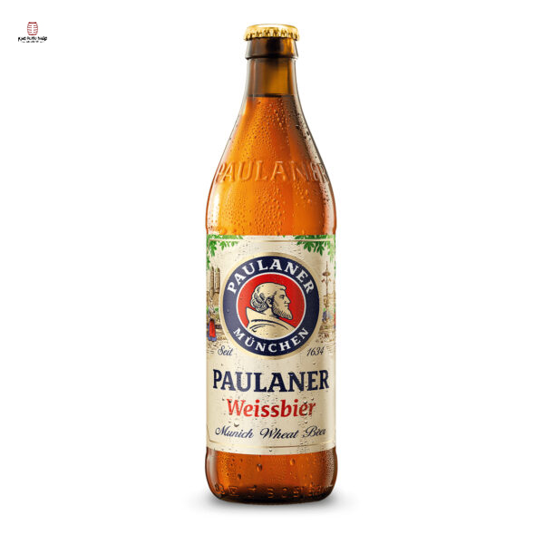 Bia Paulaner Weissbier 5,5% Đức – 20 chai 500ml chính hãng, giá rẻ