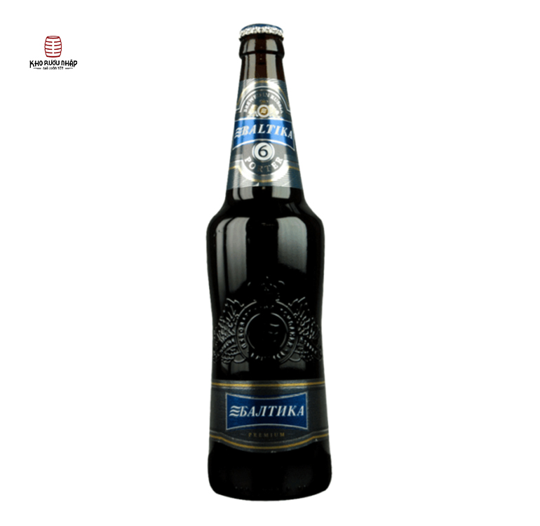Bia Baltika số 6 – 7% Nga – 20 chai 470ml chính hãng