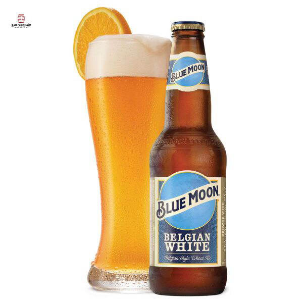 Bia Blue Moon Belgian White 5,4% Mỹ – thùng chai 330ml giá tốt
