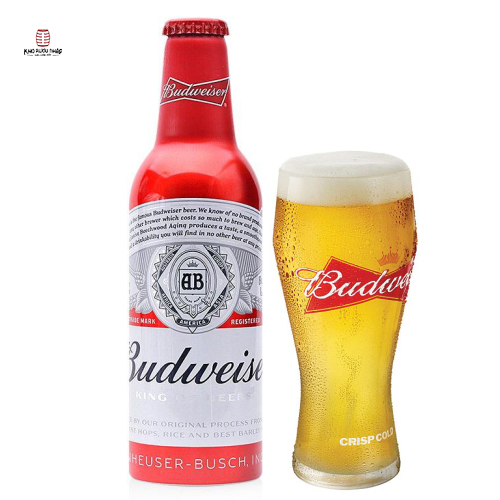 Bia Budweiser 5% Mỹ – 24 chai nhôm 355ml chính hãng