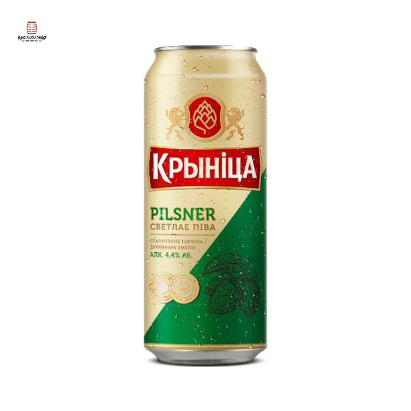 Bia Krynica Pilsner 4,4% Nga – thùng 24 lon 450ml giá tốt