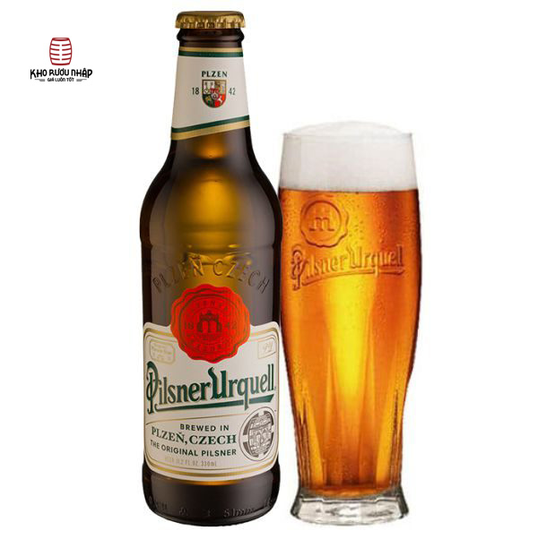 Bia Pilsner Urquell 4,4% Tiệp – 24 chai 330ml